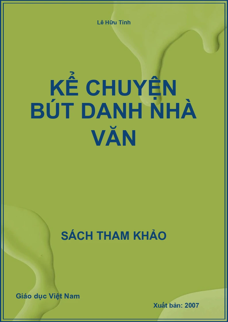 Kể chuyện bút danh nhà văn