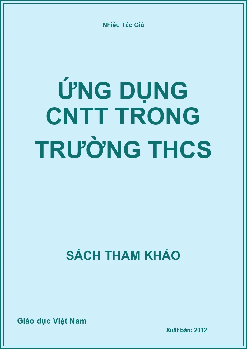Ứng dụng CNTT trong trường THCS