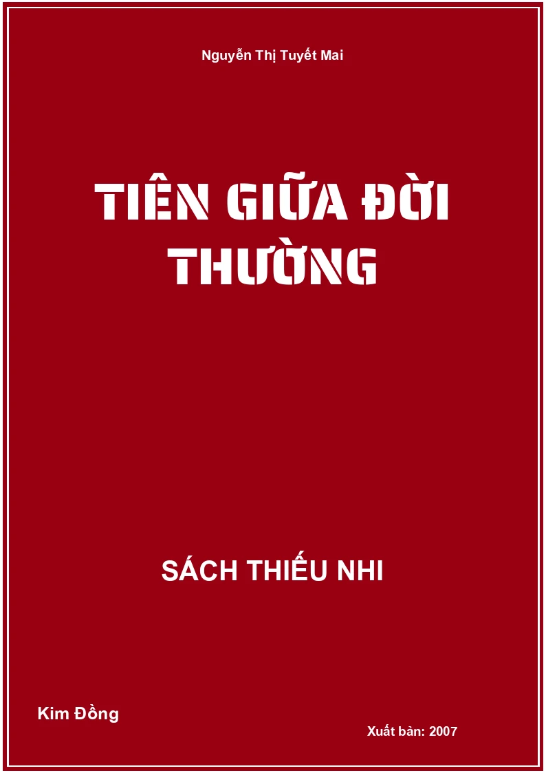 Tiên giữa đời thường