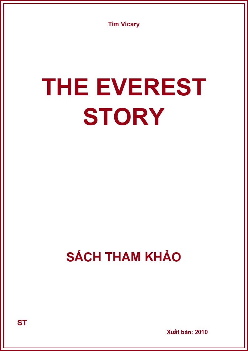 The Everest story