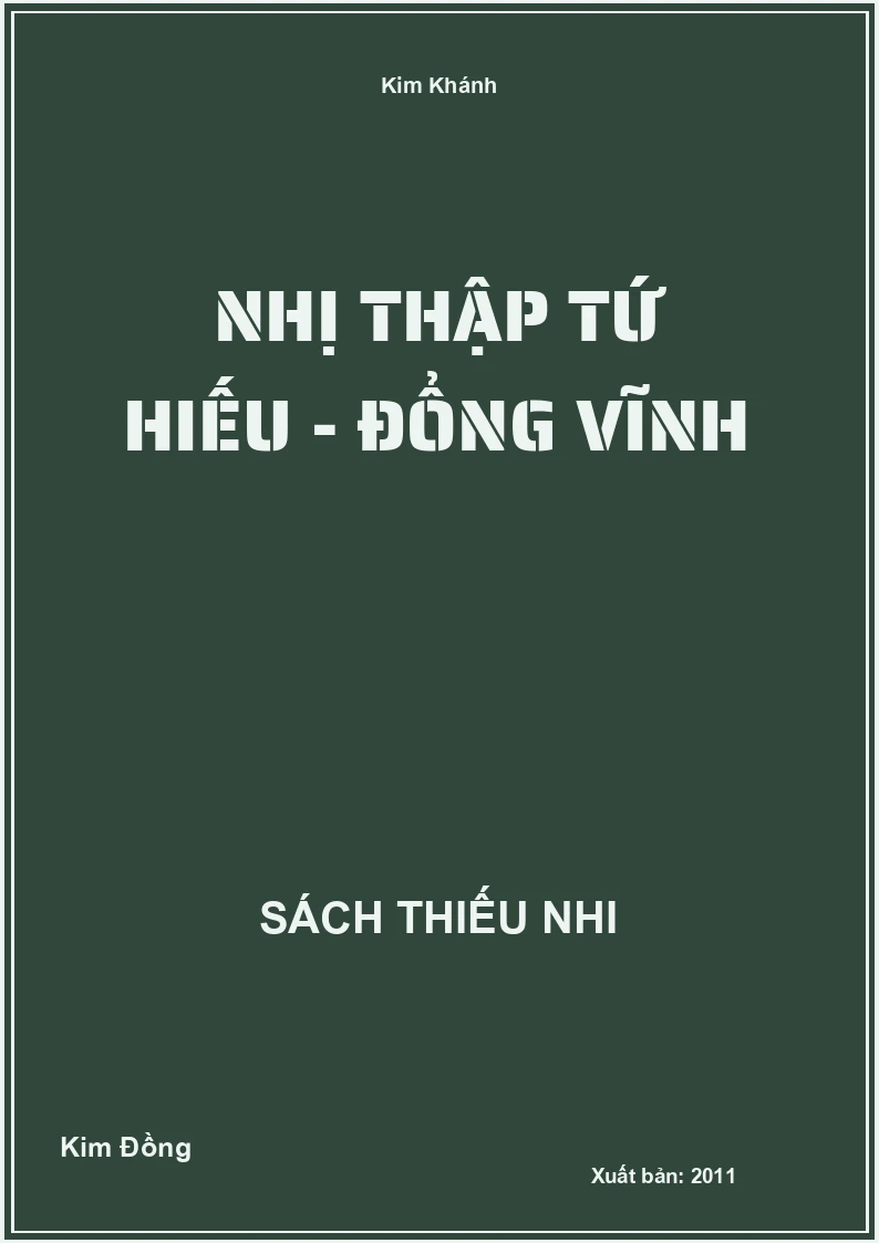 Nhị thập tứ hiếu - Đổng Vĩnh