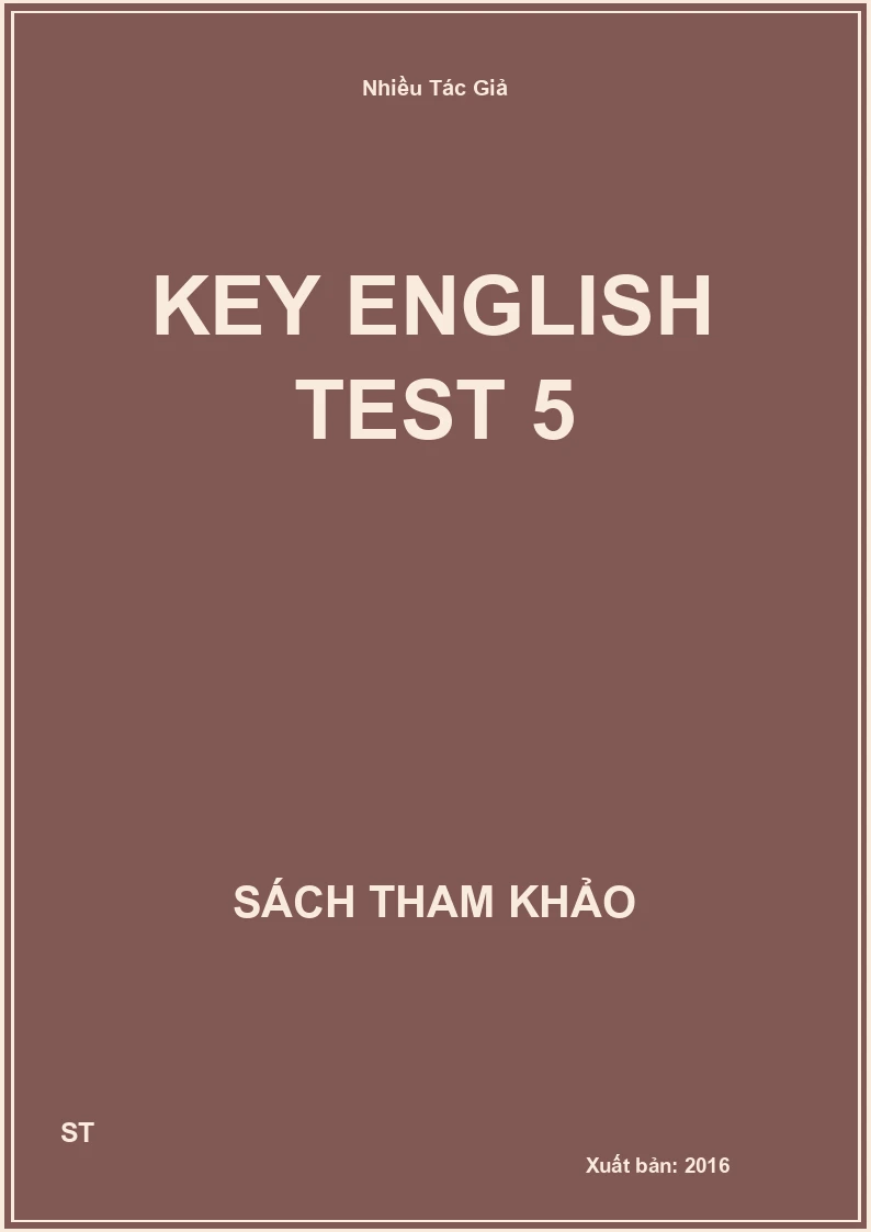 Key English test 5