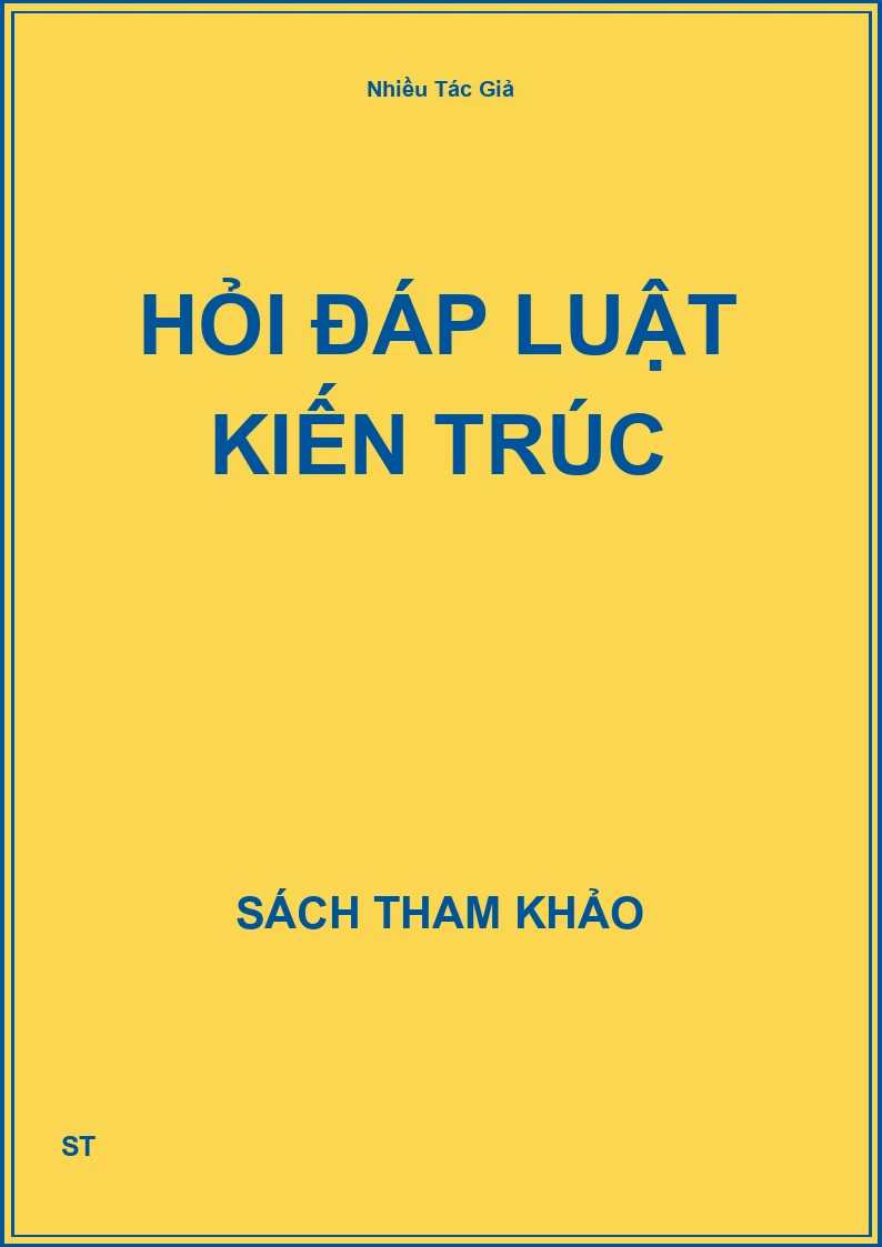 Hỏi đáp luật kiến trúc