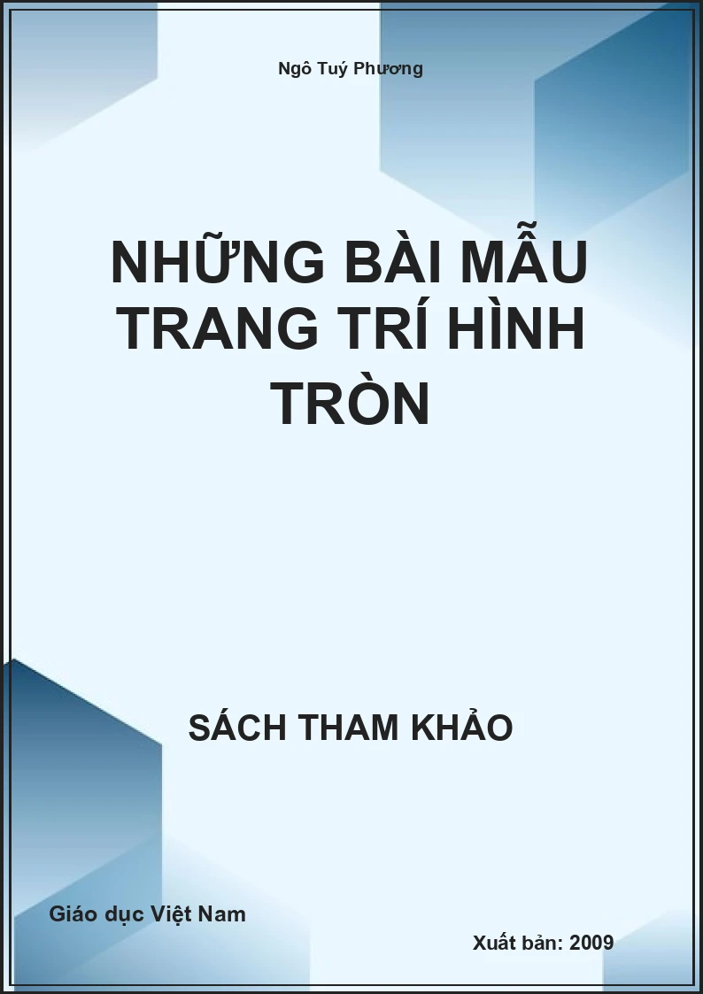 Những bài mẫu trang trí hình tròn