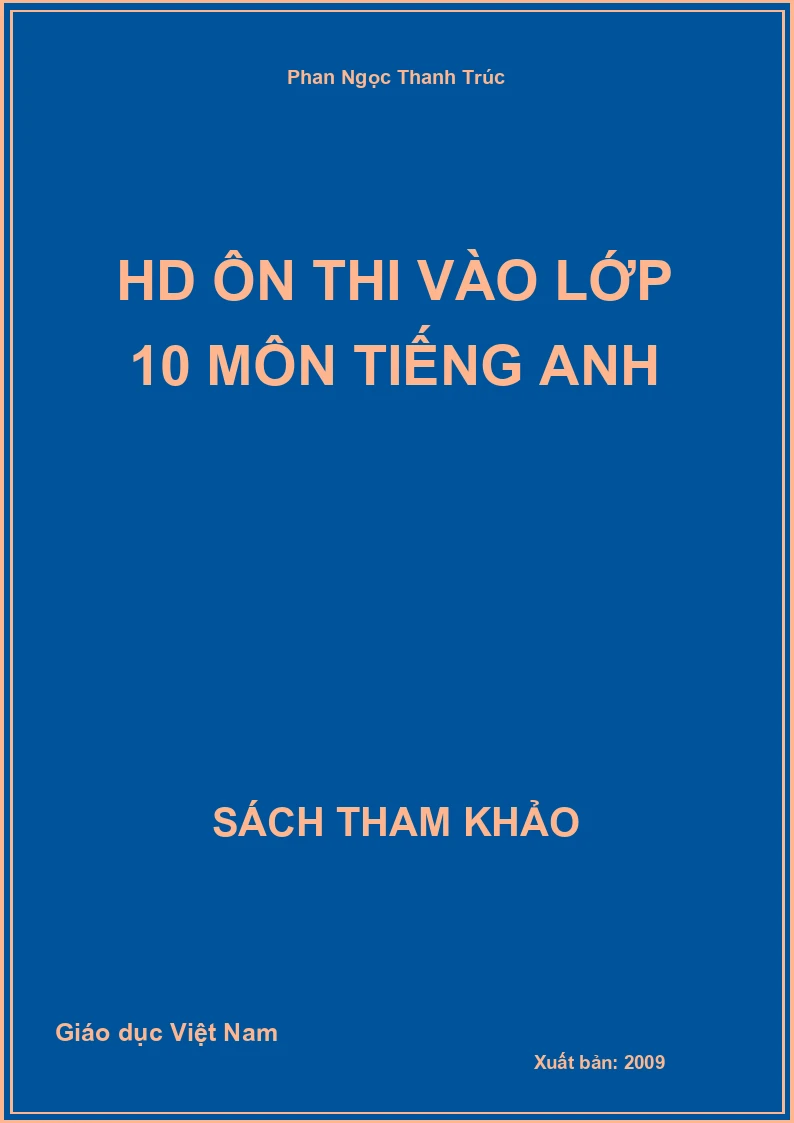 HD ôn thi vào lớp 10 môn tiếng anh