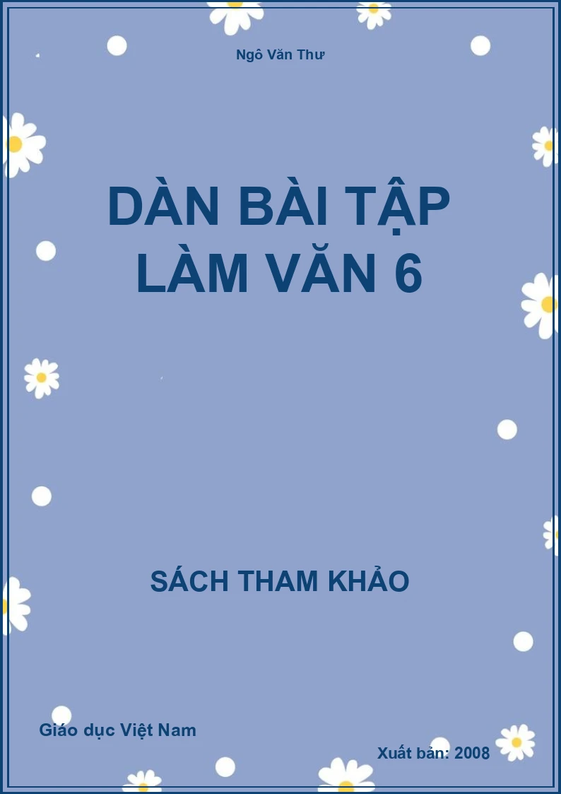 Dàn bài tập làm văn 6