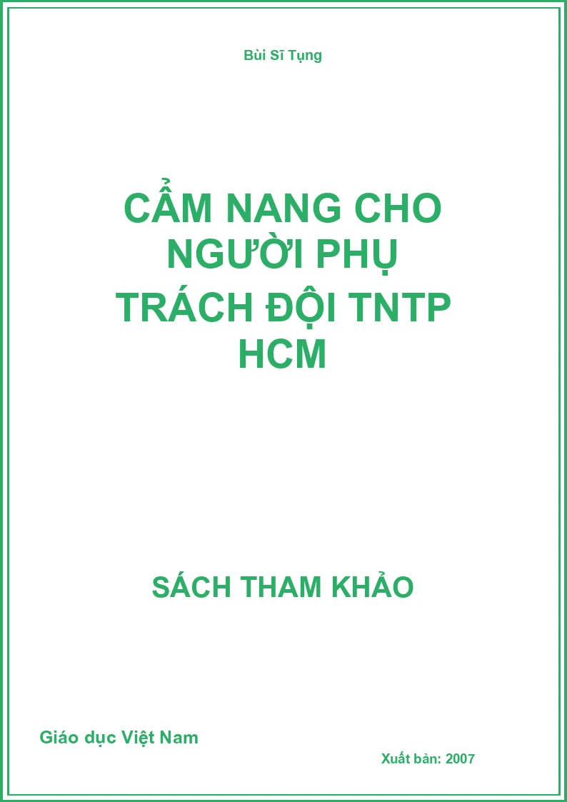 Cẩm nang cho người phụ trách đội TNTP HCM
