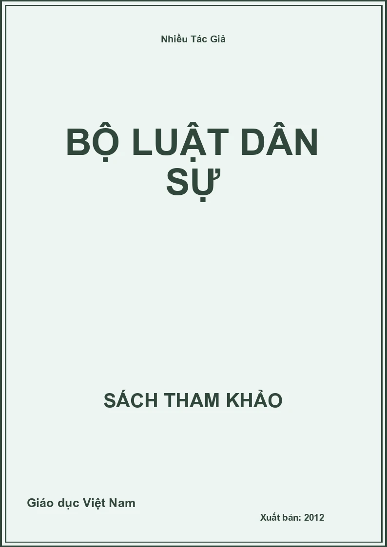 Bộ luật dân sự