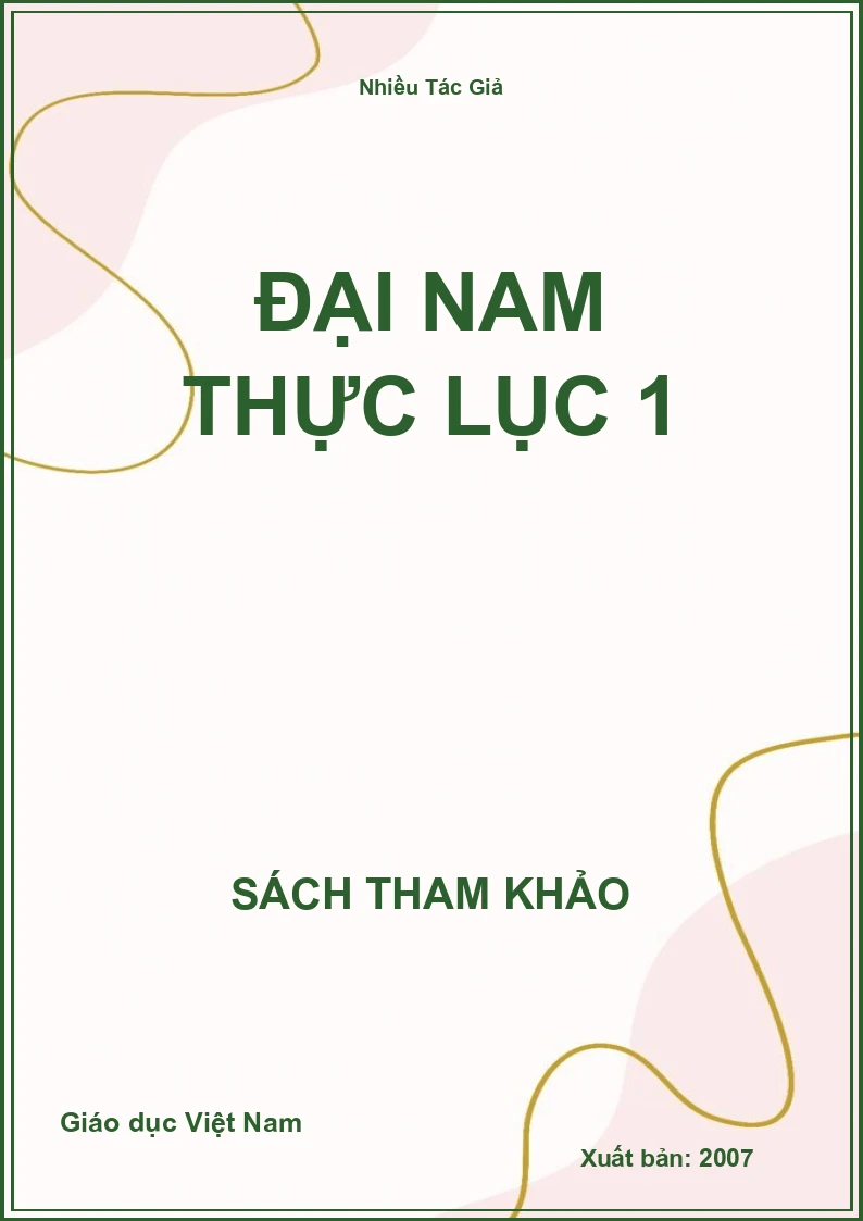 Đại Nam thực lục 1