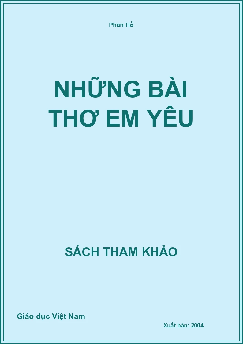 Những bài thơ em yêu