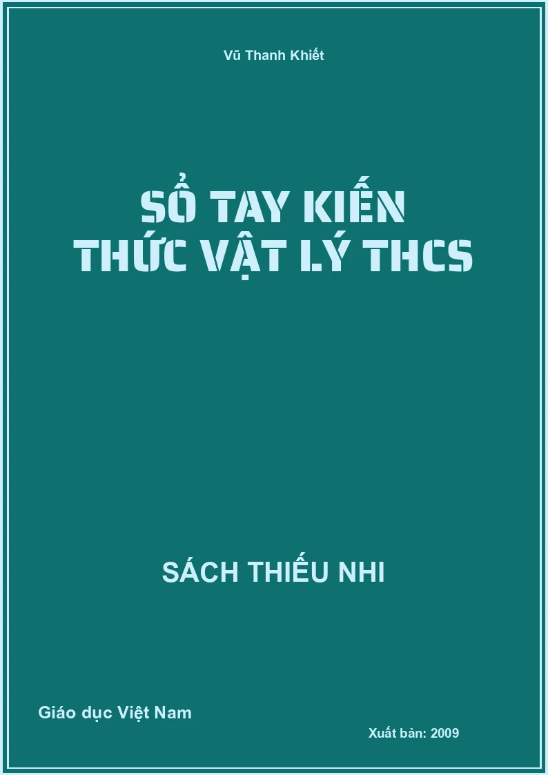 Sổ tay kiến thức vật lý THCS