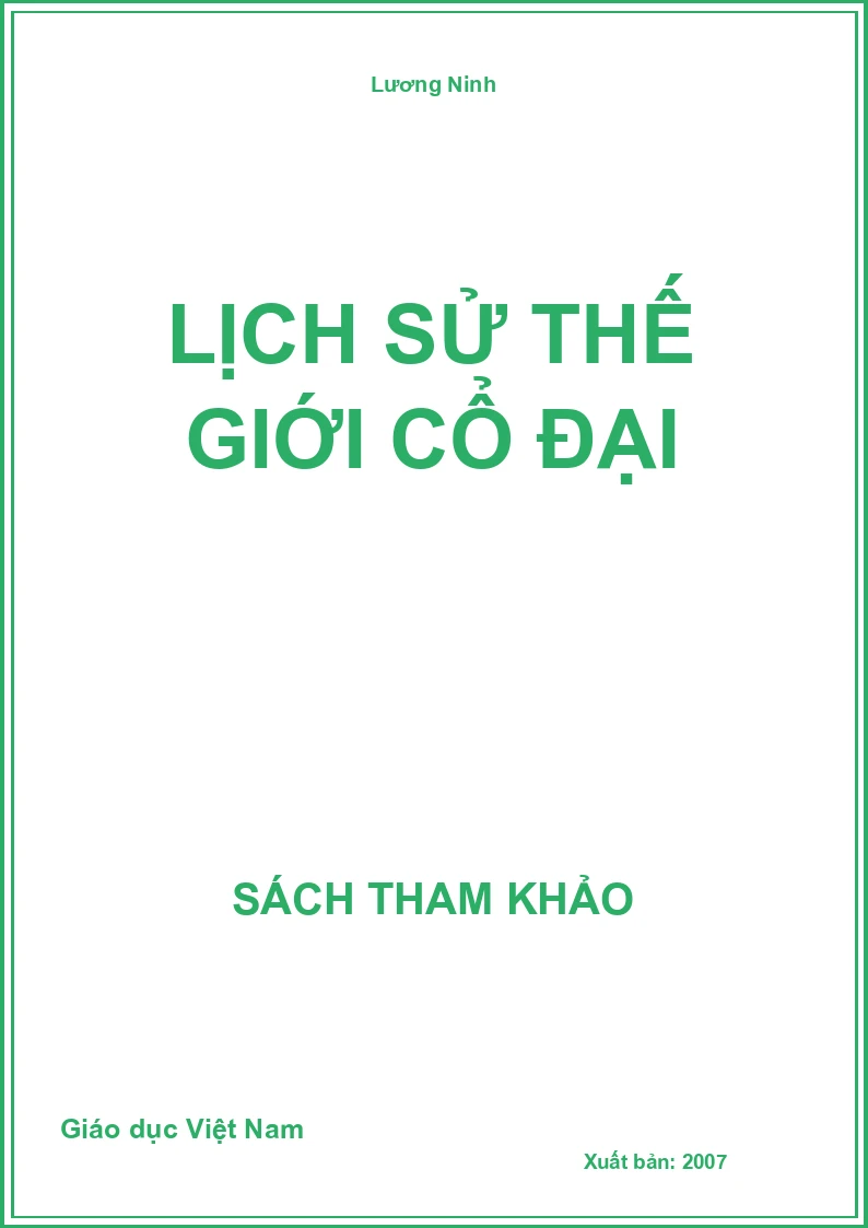 Lịch Sử thế giới cổ đại