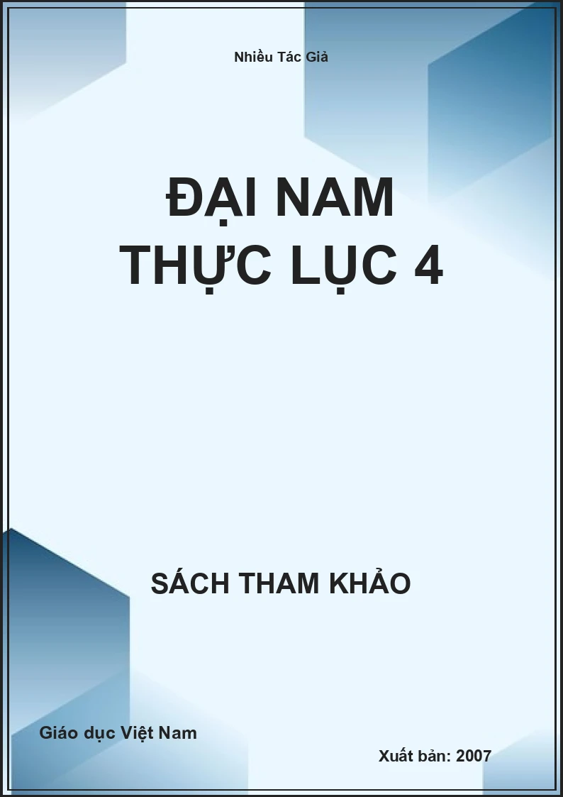 Đại Nam thực lục 4
