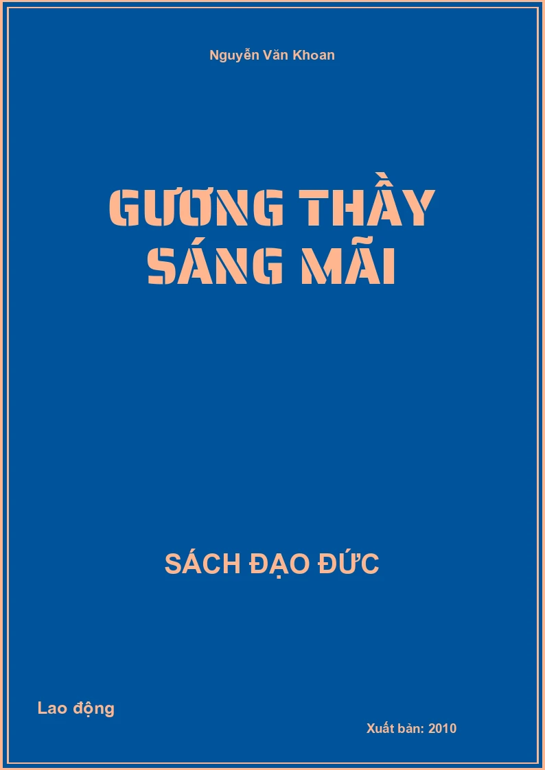 Gương thầy sáng mãi