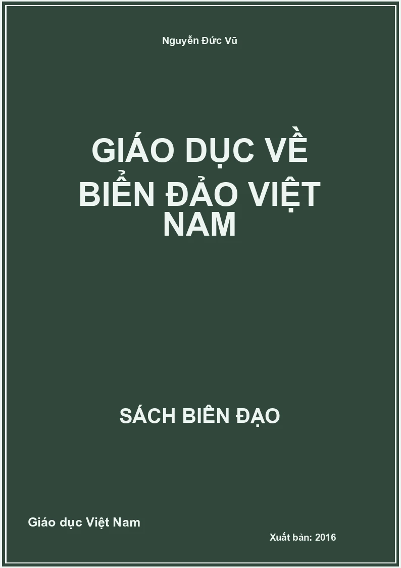 Giáo dục về biển đảo Việt Nam