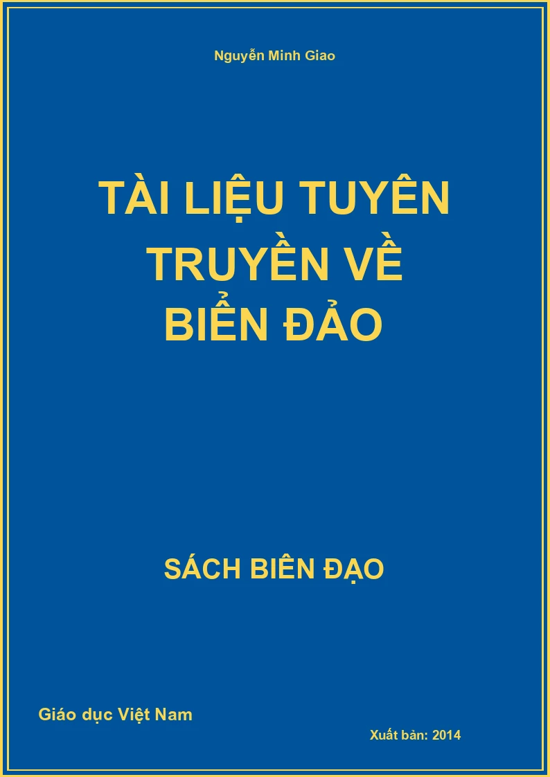 Tài liệu tuyên truyền về biển đảo