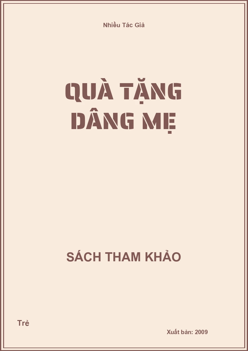 Quà Tặng Dâng Mẹ