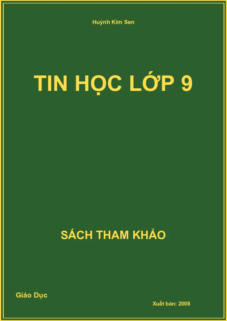Tin Học Lớp 9
