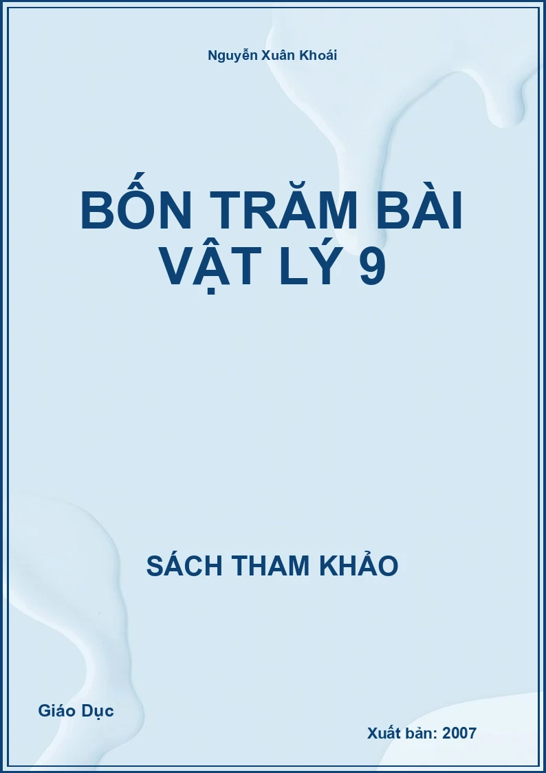 Bốn Trăm Bài Vật Lý 9