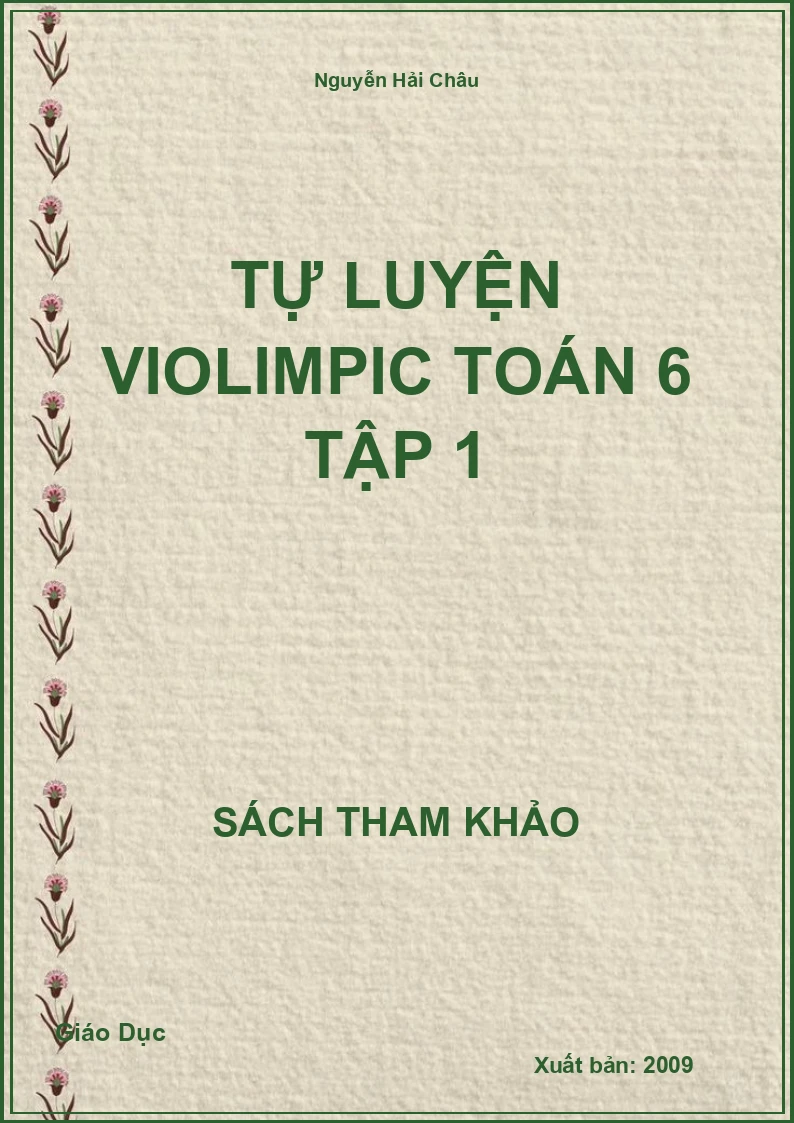 Tự Luyện Violimpic Toán 6 Tập 1