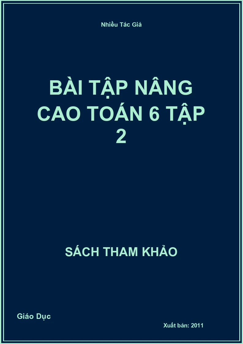 Bài Tập Nâng Cao Toán 6 Tập 2