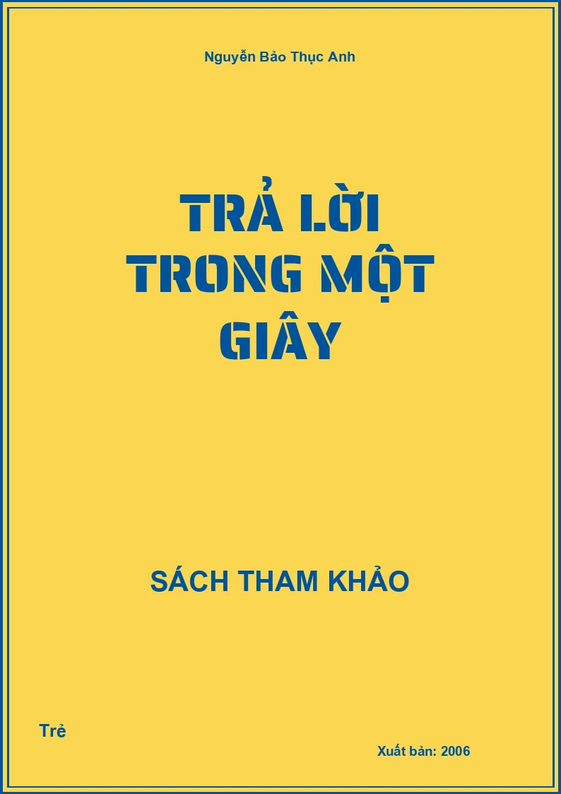 Trả Lời Trong Một Giây