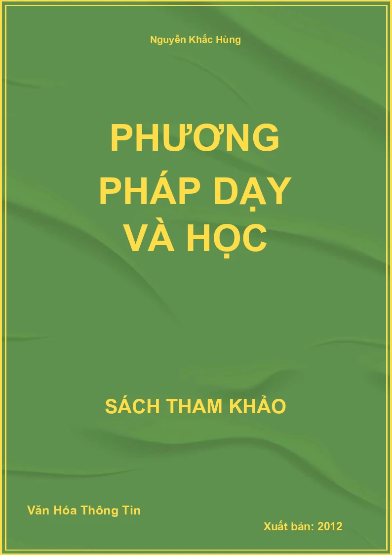 Phương Pháp Dạy Và Học