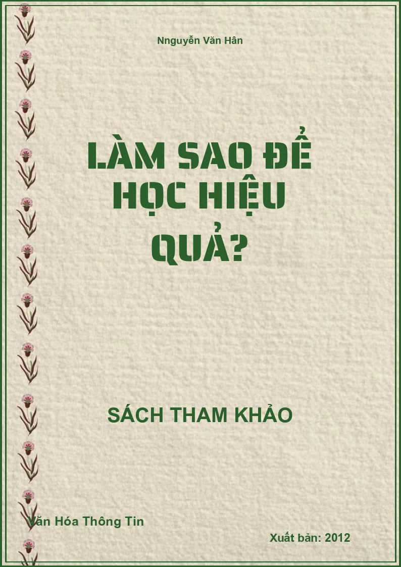 Làm Sao Để Học Hiệu Quả?