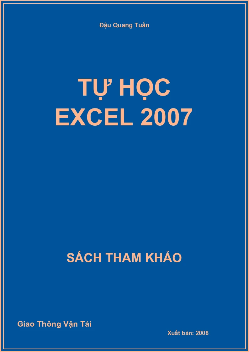 Tự Học Excel 2007
