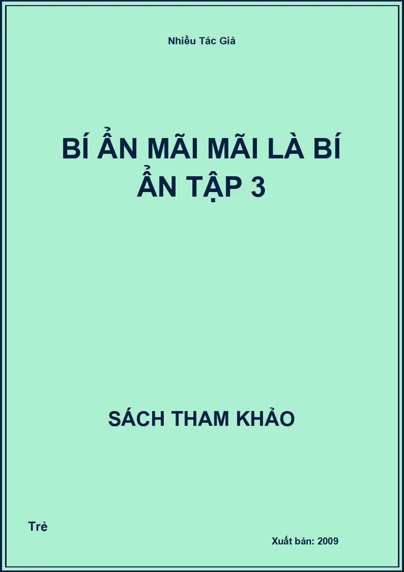 Bí Ẩn Mãi Mãi Là Bí Ẩn Tập 3