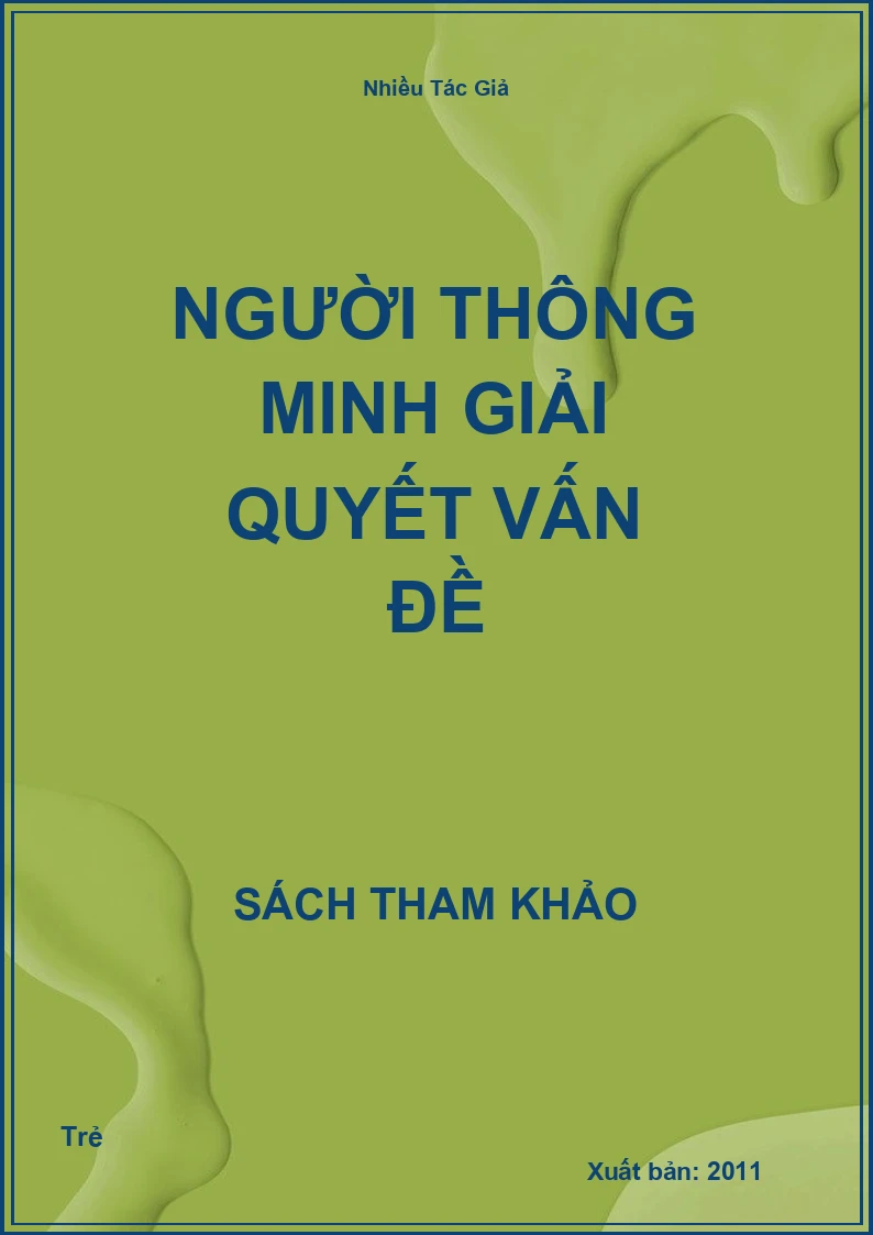 Người Thông Minh Giải Quyết Vấn Đề