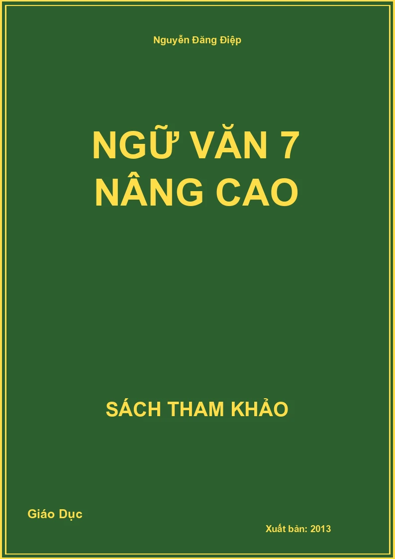 Ngữ Văn 7 Nâng Cao