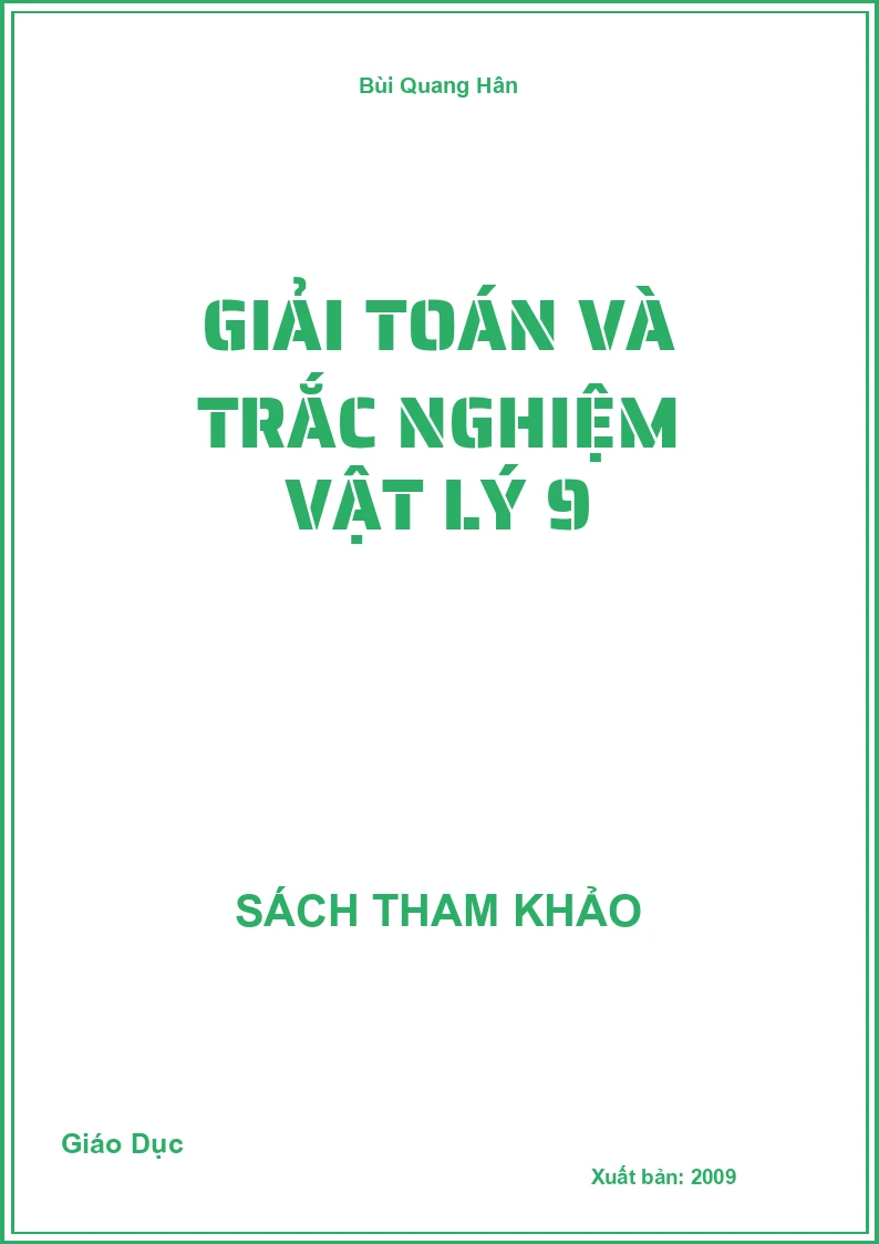 Giải Toán Và Trắc Nghiệm Vật Lý 9