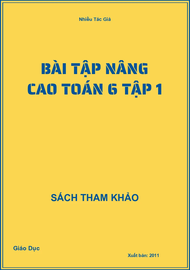 Bài Tập Nâng Cao Toán 6 Tập 1