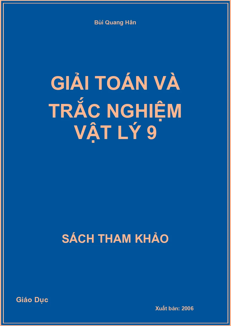 Giải Toán Và Trắc Nghiệm Vật Lý 9