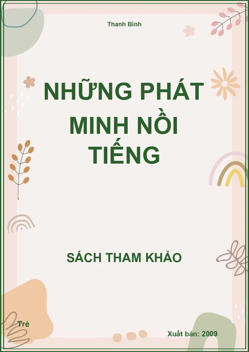 Những Phát Minh Nồi Tiếng