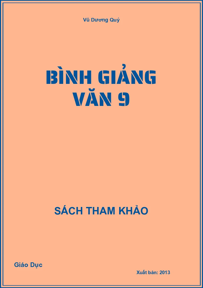 Bình Giảng Văn 9