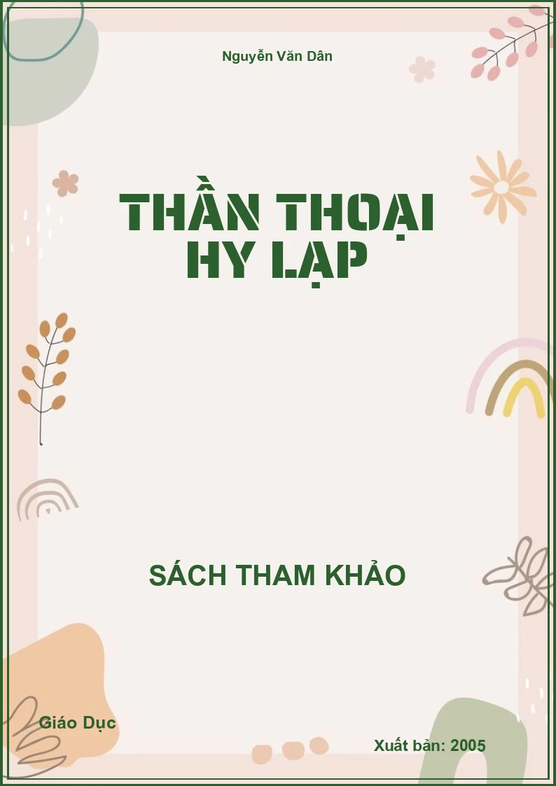Thần Thoại Hy Lạp