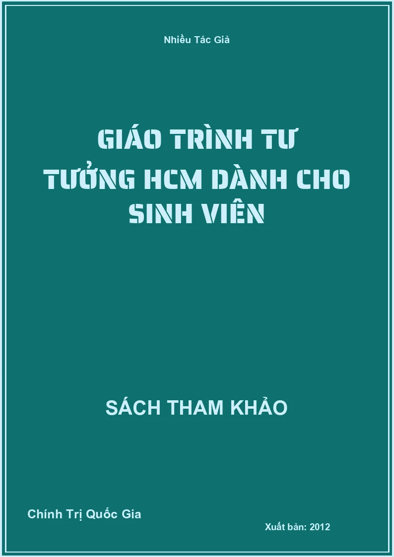 Giáo Trình Tư Tưởng Hcm Dành Cho Sinh Viên