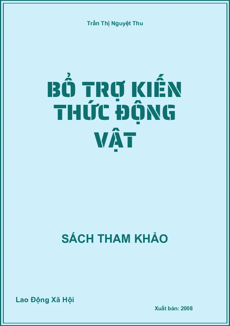 Bổ Trợ Kiến Thức Động Vật