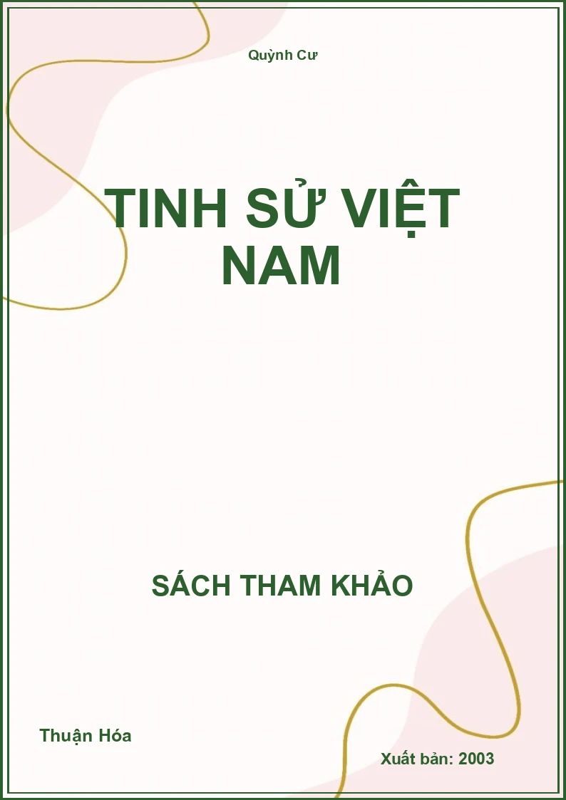 Tinh Sử Việt Nam