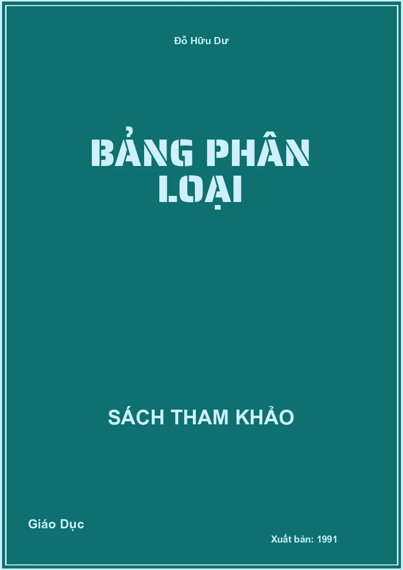 Bảng Phân Loại