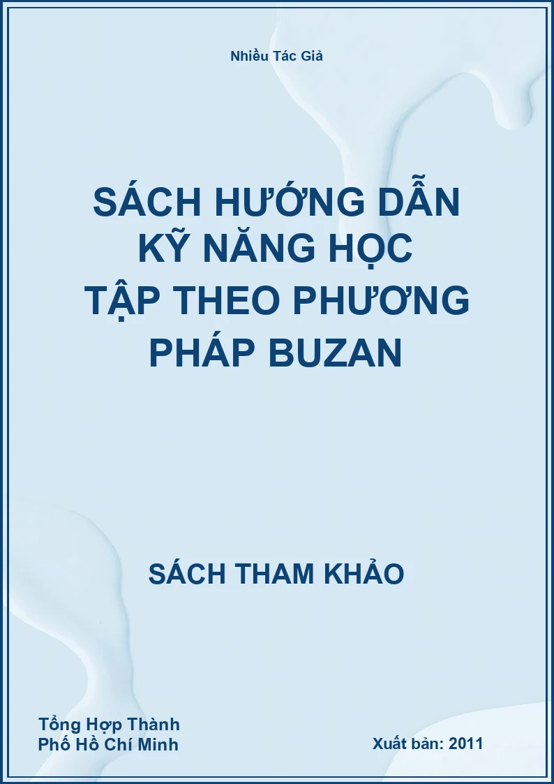Sách Hướng Dẫn Kỹ Năng Học Tập Theo Phương Pháp Buzan