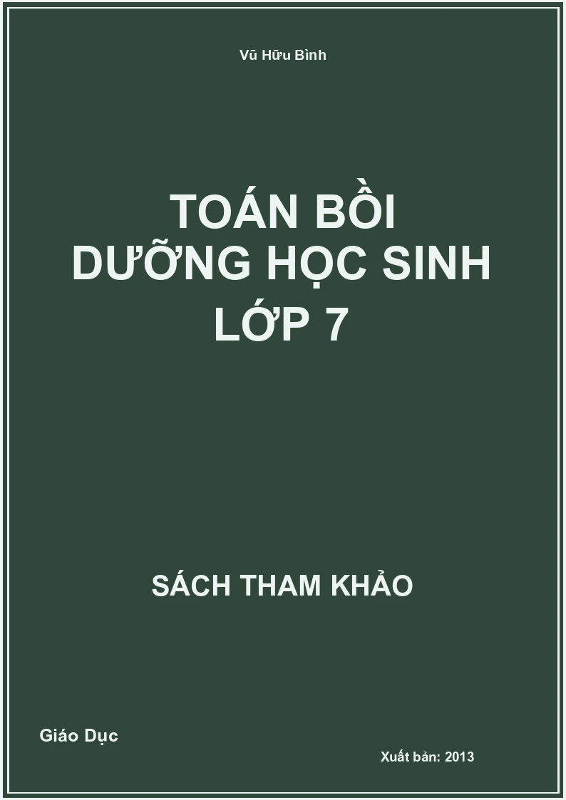 Toán Bồi Dưỡng Học Sinh Lớp 7
