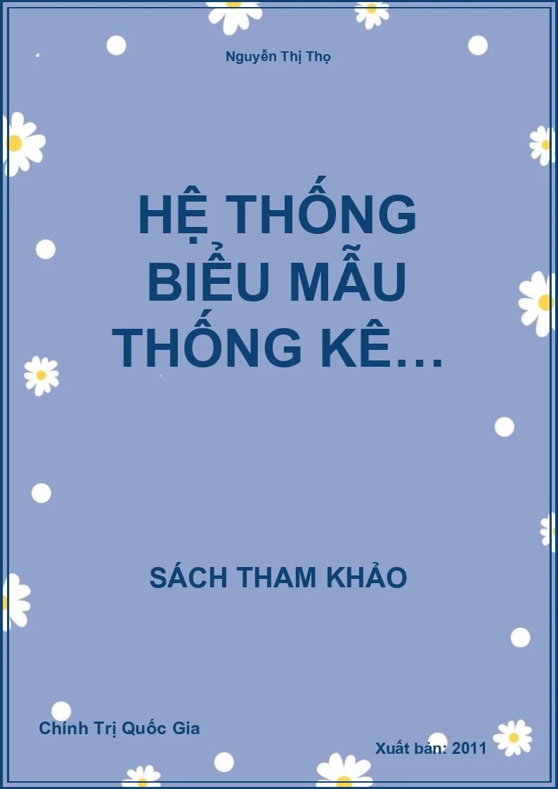 Hệ Thống Biểu Mẫu Thống Kê…