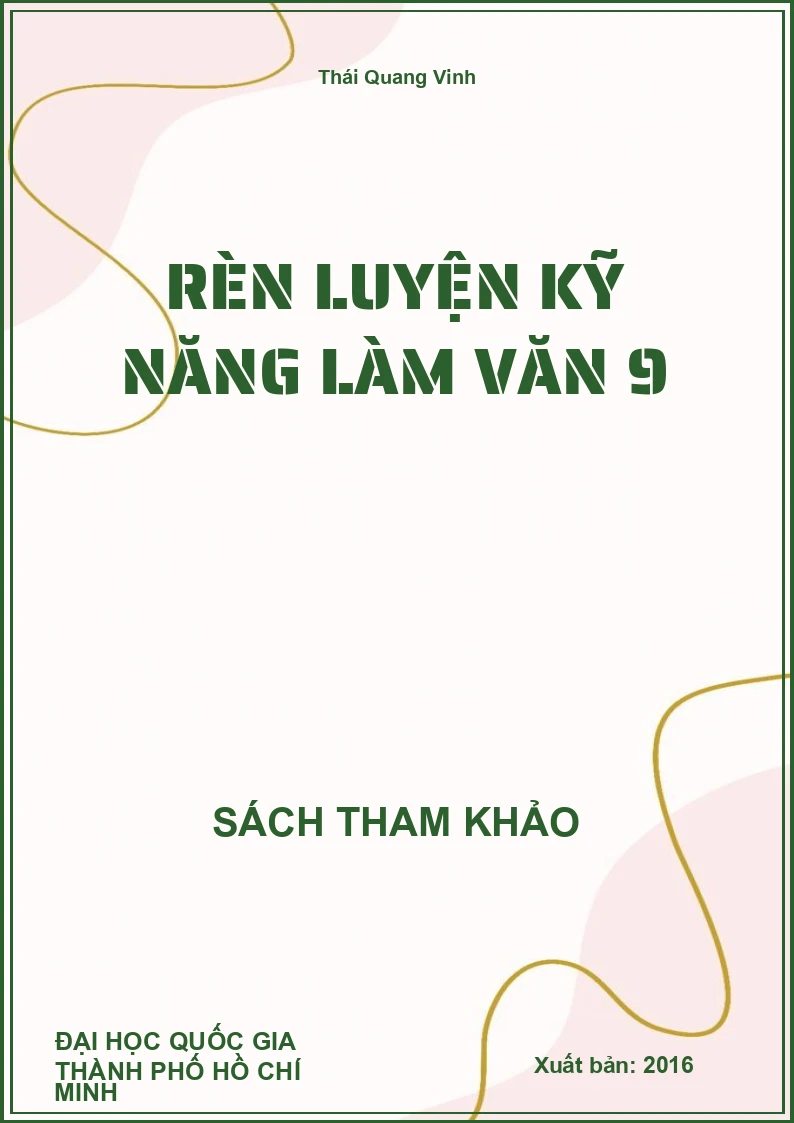 Rèn Luyện Kỹ Năng Làm Văn 9