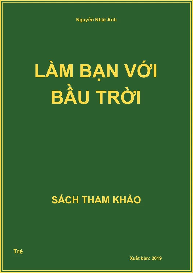 Làm Bạn Với Bầu Trời