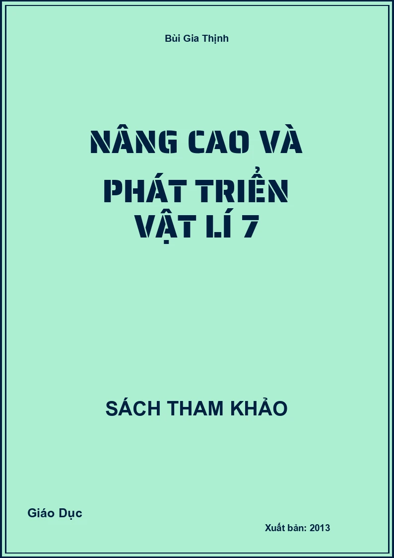 Nâng Cao Và Phát Triển Vật Lí 7