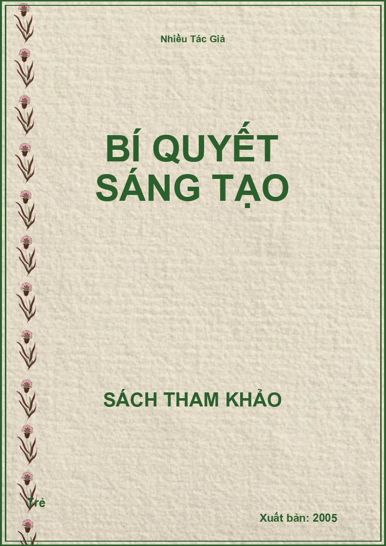 Bí Quyết Sáng Tạo