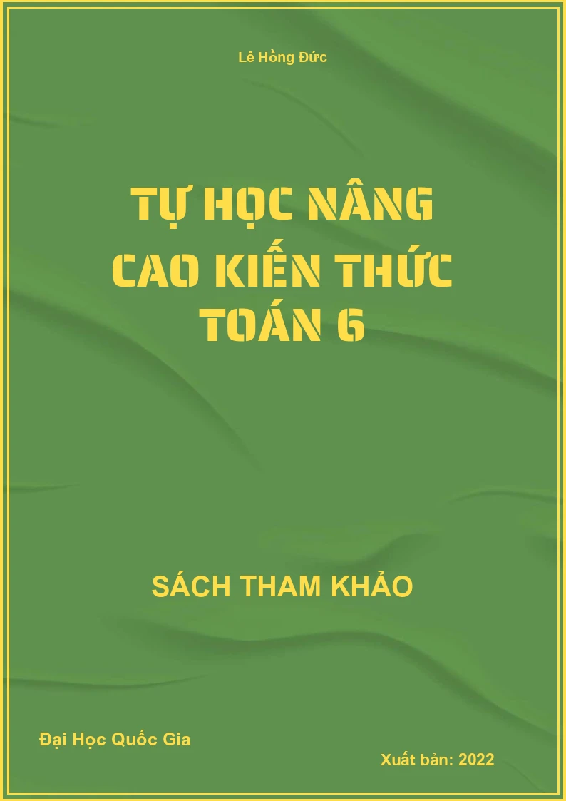 Tự Học Nâng Cao Kiến Thức Toán 6